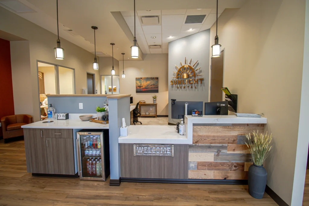 "Front desk area at Sunlight Dental | Locally-owned dentist in Cheyenne, WY